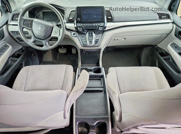 5FNRL6H5XLB010283 2020 HONDA ODYSSEY Blue Dashboard view