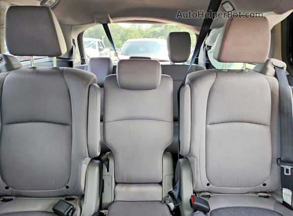 5FNRL6H5XLB010283 2020 HONDA ODYSSEY Blue Rear seats view