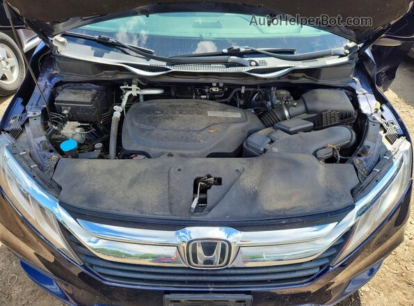 5FNRL6H5XLB010283 2020 HONDA ODYSSEY Blue Engine compartment view