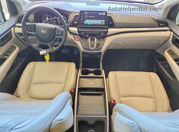 5FNRL6H62SB058691 2025 HONDA ODYSSEY Gray Widok deski rozdzielczej