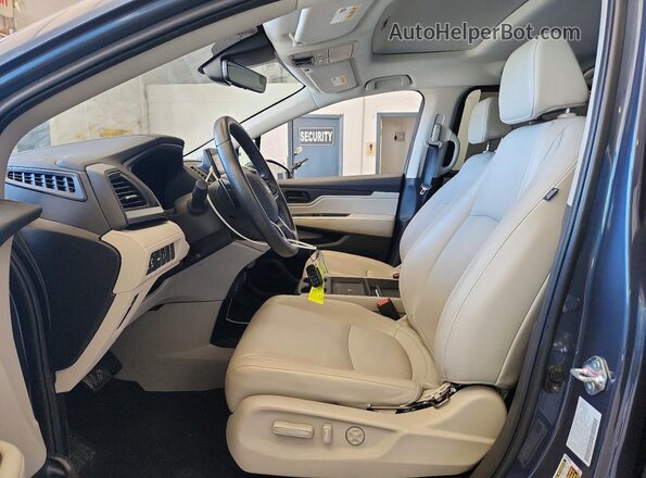 5FNRL6H62SB058691 2025 HONDA ODYSSEY Gray Widok wnętrza z przodu