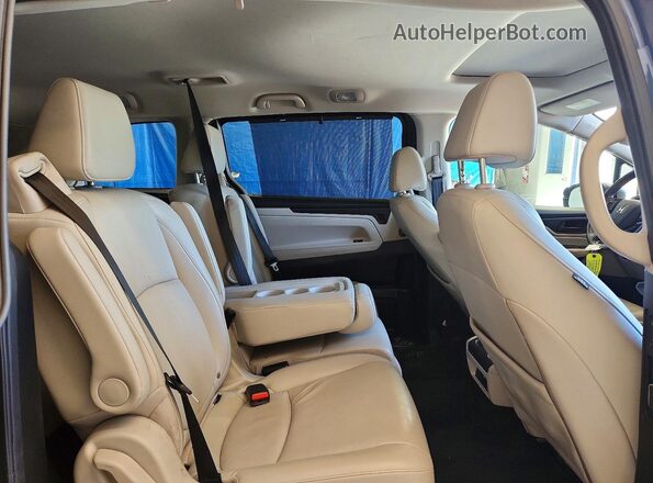 5FNRL6H62SB058691 2025 HONDA ODYSSEY Gray Widok wnętrza z tyłu