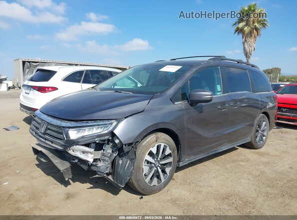 5FNRL6H63TB038547 2026 HONDA ODYSSEY Gray წინა მარცხენა ხედი სამი მეოთხედიდან