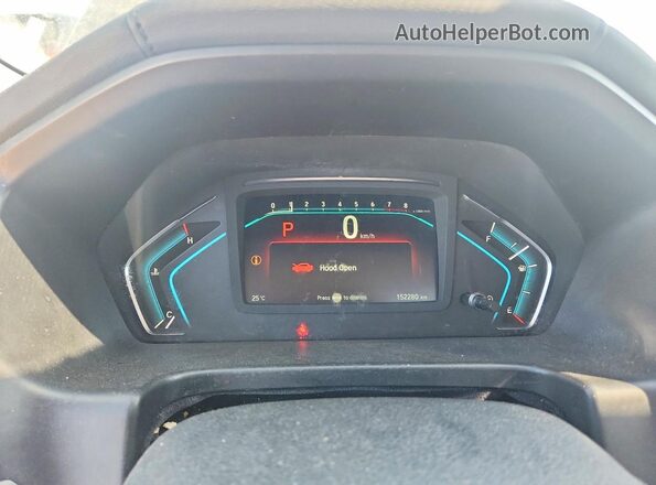5FNRL6H65JB508381 2018 HONDA ODYSSEY Silver Вид щитка приладів
