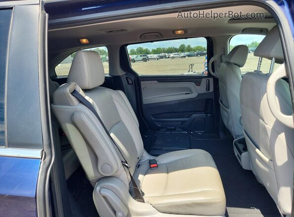 5FNRL6H65PB030083 2023 HONDA ODYSSEY Blue უკანა სალონის ხედი