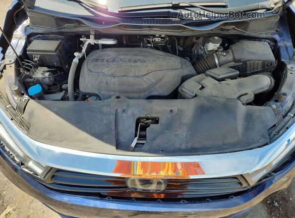 5FNRL6H65PB030083 2023 HONDA ODYSSEY Blue ძრავის განყოფილების ხედი