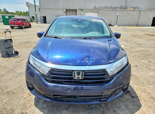 5FNRL6H65PB030083 2023 HONDA ODYSSEY Blue წინა ხედი
