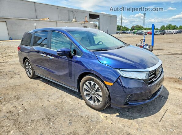 5FNRL6H65PB030083 2023 HONDA ODYSSEY Blue წინა მარჯვენა