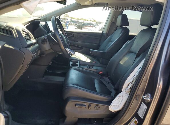 5FNRL6H65PB059759 2023 HONDA ODYSSEY Серый Вид салона спереди