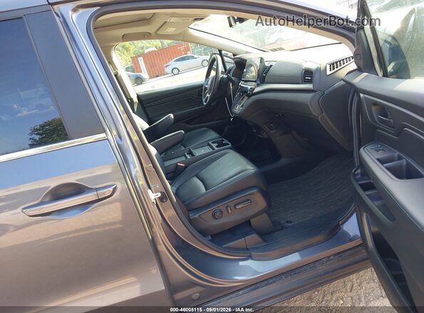 5FNRL6H67SB072439 2025 HONDA ODYSSEY Gray Widok wnętrza z przodu