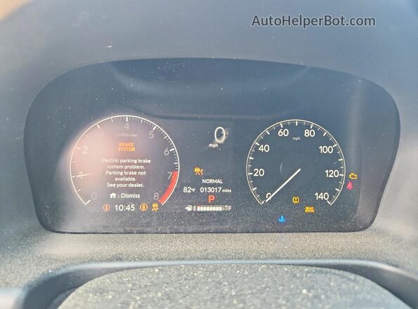 5FNRL6H68SB004456 2025 HONDA ODYSSEY Черный Вид щитка приборов