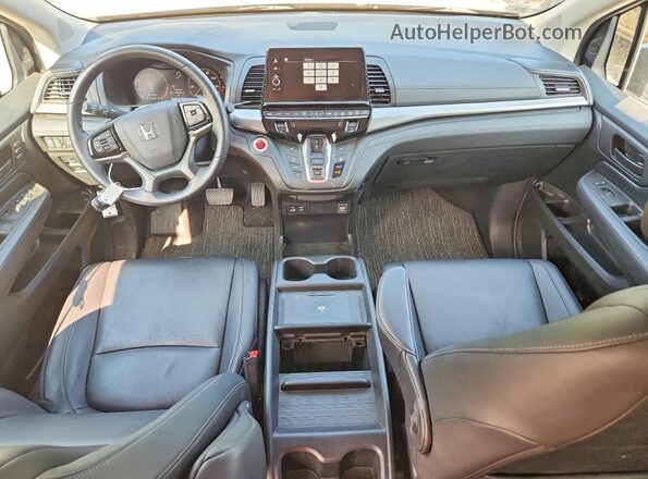 5FNRL6H68SB004456 2025 HONDA ODYSSEY Черный Вид панели приборов