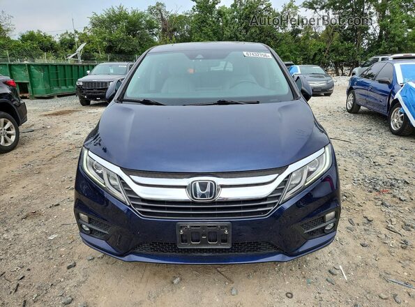 5FNRL6H71JB053487 2018 HONDA ODYSSEY Blue წინა ხედი