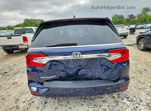 5FNRL6H71JB053487 2018 HONDA ODYSSEY Blue უკანა ხედი