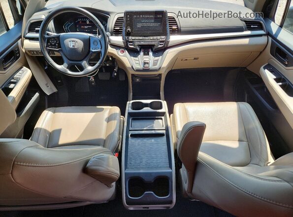 5FNRL6H71KB050882 2019 HONDA ODYSSEY Gray წინა პანელის ხედი