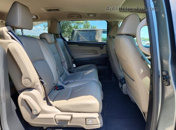 5FNRL6H71KB050882 2019 HONDA ODYSSEY Gray უკანა სალონის ხედი