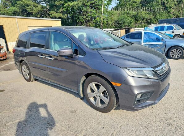 5FNRL6H72KB136704 2019 HONDA ODYSSEY Gray Передня права чверть
