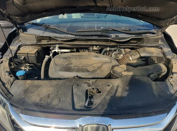 5FNRL6H72KB136704 2019 HONDA ODYSSEY Gray Вид підкапотного простору
