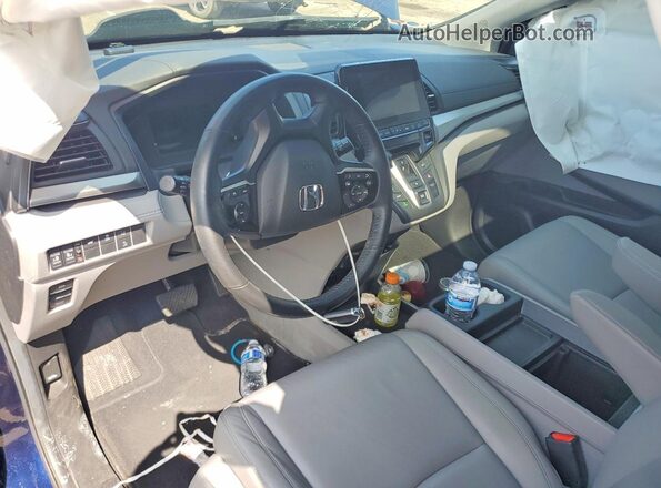 5FNRL6H72LB032263 2020 HONDA ODYSSEY Синий Вид панели приборов