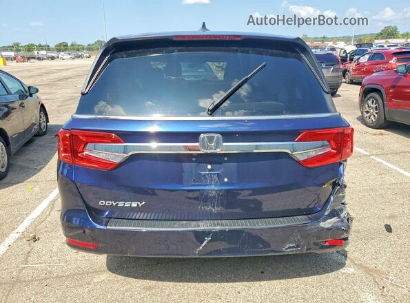 5FNRL6H72LB032263 2020 HONDA ODYSSEY Синий Вид сзади