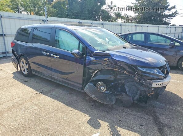 5FNRL6H72LB032263 2020 HONDA ODYSSEY Синий Передняя правая четверть