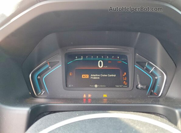 5FNRL6H73JB042720 2018 HONDA ODYSSEY White Вид щитка приладів