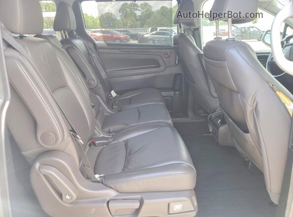 5FNRL6H73LB026651 2020 HONDA ODYSSEY Black Widok wnętrza z tyłu