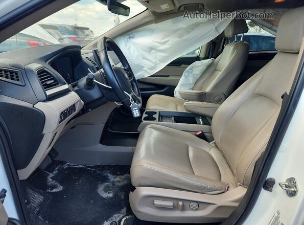 5FNRL6H74KB056904 2019 HONDA ODYSSEY White Vista interior delantera