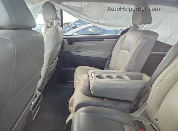 5FNRL6H74KB056904 2019 HONDA ODYSSEY White Vista interior trasera
