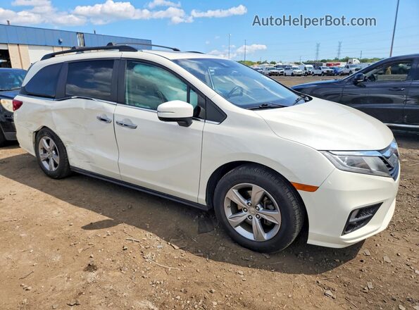 5FNRL6H74KB056904 2019 HONDA ODYSSEY White Delantero derecho