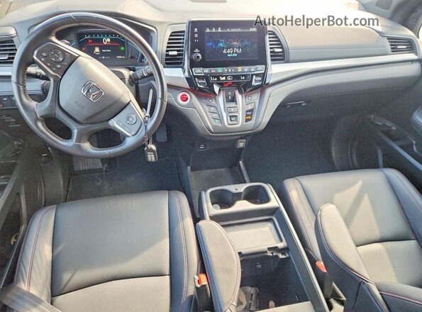 5FNRL6H74PB039091 2023 HONDA ODYSSEY White წინა პანელის ხედი