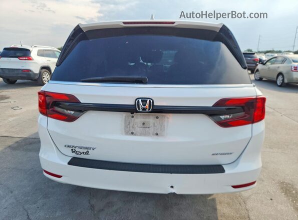 5FNRL6H74PB039091 2023 HONDA ODYSSEY White უკანა ხედი