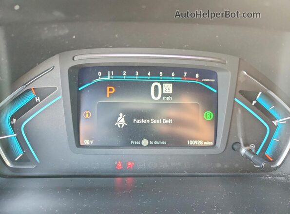 5FNRL6H74PB039091 2023 HONDA ODYSSEY White ხელსაწყოთა პანელის ხედი