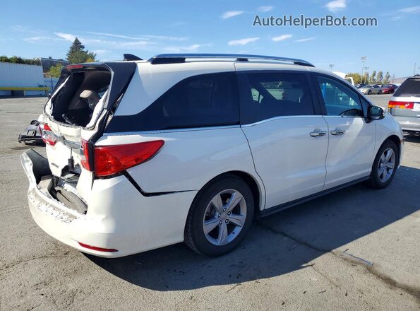 5FNRL6H75JB101038 2018 HONDA ODYSSEY White Trasero derecho