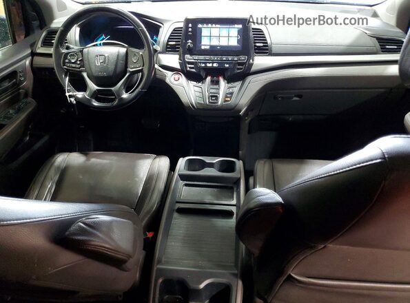 5FNRL6H76KB130145 2019 HONDA ODYSSEY Black Vista del salpicadero