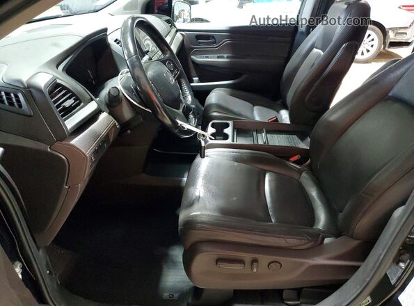 5FNRL6H76KB130145 2019 HONDA ODYSSEY Black Vista interior delantera
