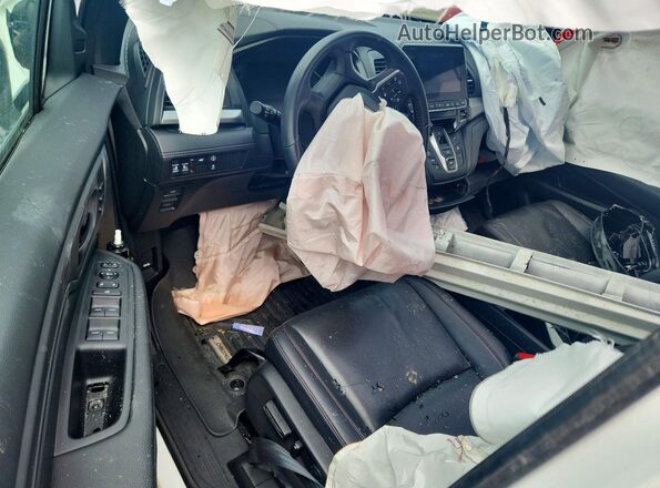 5FNRL6H76PB004052 2023 HONDA ODYSSEY White Dashboard view