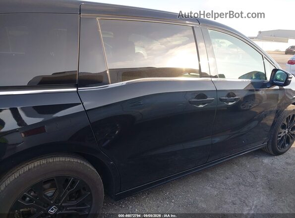 5FNRL6H77TB036695 2026 HONDA ODYSSEY Black Widok wnętrza z tyłu