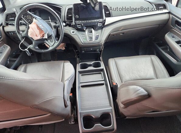 5FNRL6H78KB029723 2019 HONDA ODYSSEY Gray Առջևի վահանակի տեսք