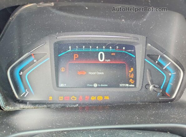 5FNRL6H78KB029723 2019 HONDA ODYSSEY Gray Սարքավորումների վահանակի տեսք