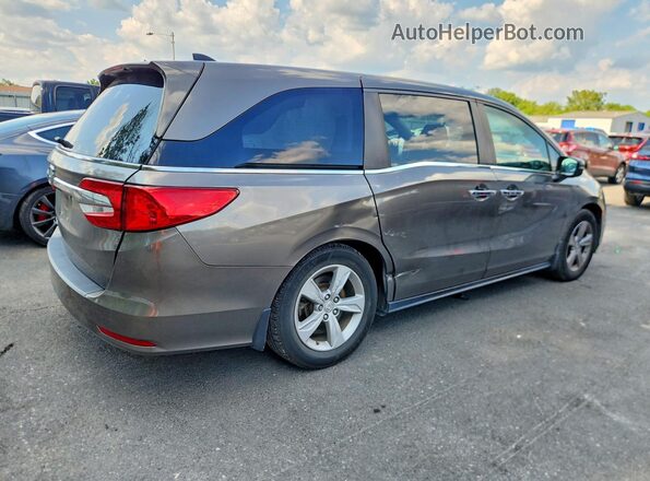 5FNRL6H78KB123469 2019 HONDA ODYSSEY Gray Trasero derecho