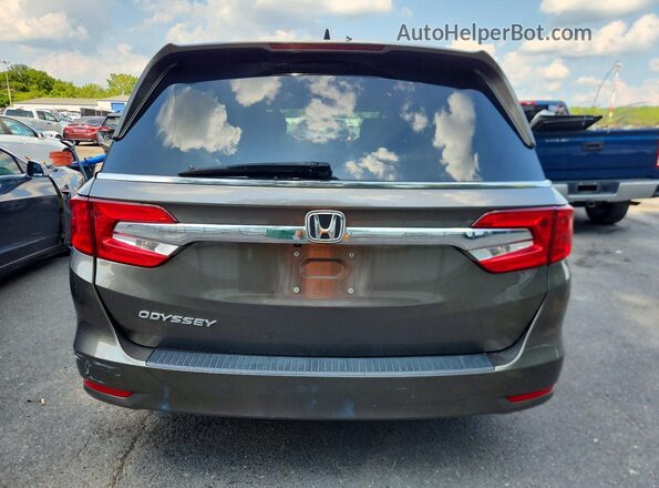5FNRL6H78KB123469 2019 HONDA ODYSSEY Gray Vista trasera