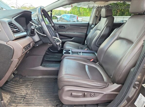 5FNRL6H78KB123469 2019 HONDA ODYSSEY Gray Vista interior delantera