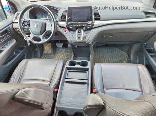 5FNRL6H78KB123469 2019 HONDA ODYSSEY Gray Vista del salpicadero