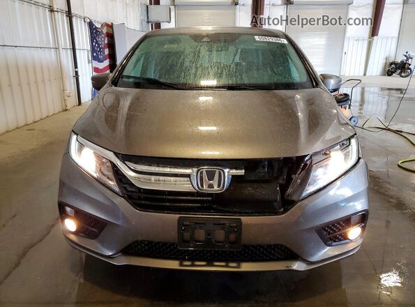 5FNRL6H79JB012458 2018 HONDA ODYSSEY Gray Вид спереду