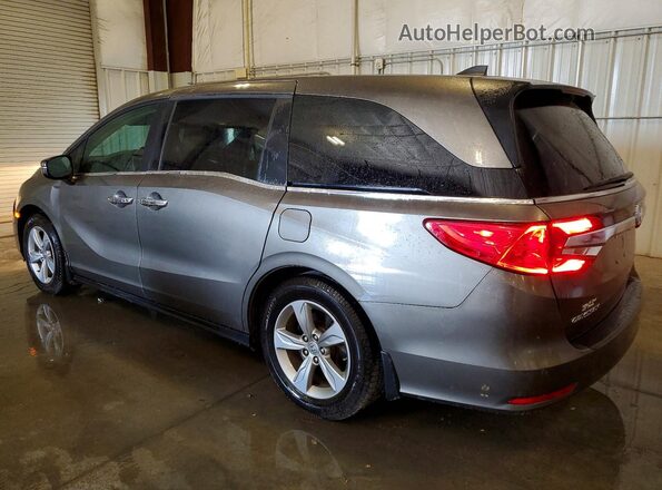 5FNRL6H79JB012458 2018 HONDA ODYSSEY Gray Задня ліва чверть