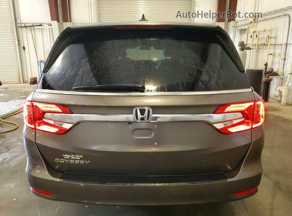 5FNRL6H79JB012458 2018 HONDA ODYSSEY Gray Вид ззаду