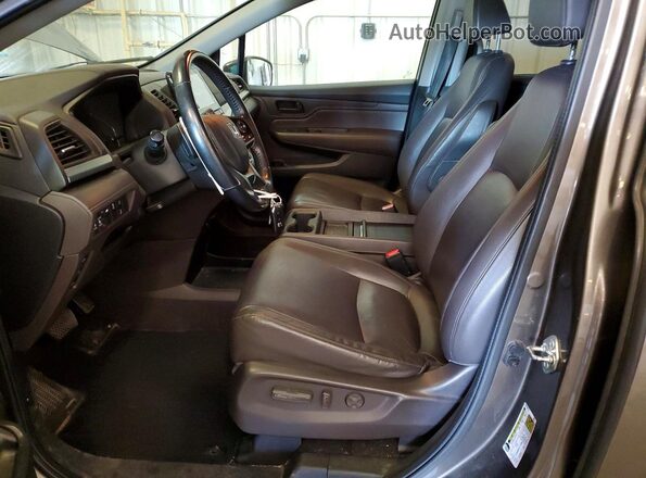 5FNRL6H79JB012458 2018 HONDA ODYSSEY Gray Вид салону спереду