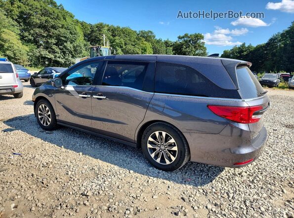 5FNRL6H79NB052495 2022 HONDA ODYSSEY Gray Trasero izquierdo