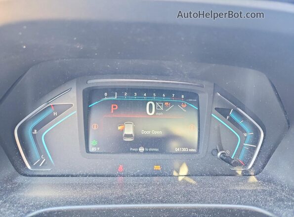 5FNRL6H79NB052495 2022 HONDA ODYSSEY Gray Vista del cuadro de instrumentos